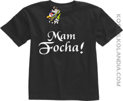 Mam Focha - Koszulka dziecięca czarna 