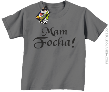 Mam Focha - Koszulka dziecięca szara 