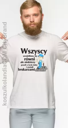 koszulka dla brukarza kostkarza