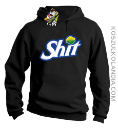 SHIT Parody FanStyle-Bluza męska z kapturem czarna 