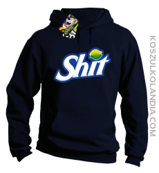 SHIT Parody FanStyle-Bluza męska z kapturem granat 