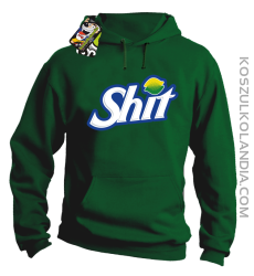 SHIT Parody FanStyle-Bluza męska z kapturem zielona 