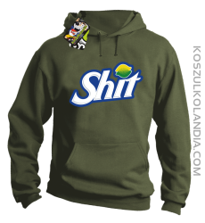 SHIT Parody FanStyle-Bluza męska z kapturem khaki 