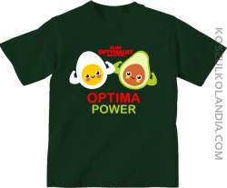Optima Power Jajko i Avocado - koszulka dziecięca butelkowa