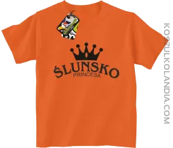 Ślunsko princesa - Koszulka dziecięca pomarańcz