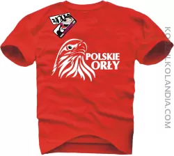 Polskie Orły - koszulka męska - czerwony