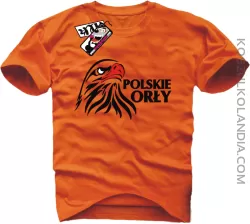 Polskie Orły - koszulka męska - pomarańczowy