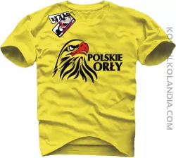 Polskie Orły - koszulka męska - żółty
