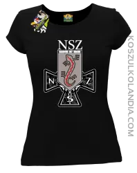 NSZ Narodowe Siły Zbrojne - Koszulka damska czarna 