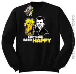 DON'T WORRY BEER HAPPY - Bluza STANDARD czarny