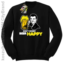 DON'T WORRY BEER HAPPY - Bluza STANDARD czarny