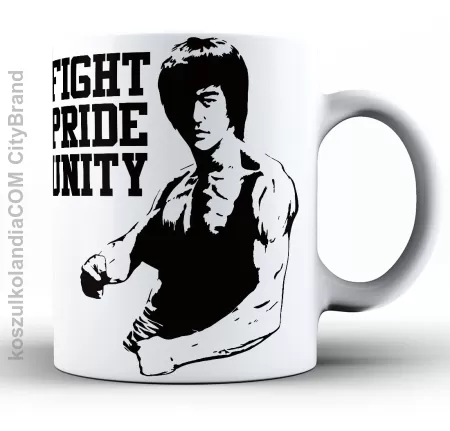 BRUCE Lee Fight Price Unity - kubek ceramiczny 330ml z nadrukiem