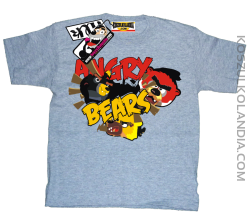 Angry Bears - dziecięce koszulki - melanżowy
