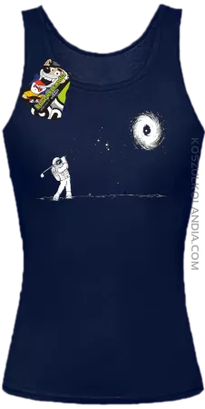 ﻿Astro Golfista na księżycu - Top damski