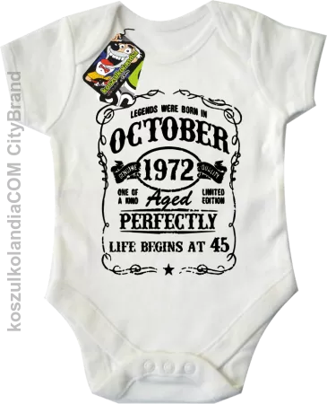 Legends were born in October Aged Perfectly - Body dziecięce 