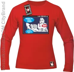 Czeski Film Część 2 Akcja Łóżkowa -  Longsleeve męski czerwony 