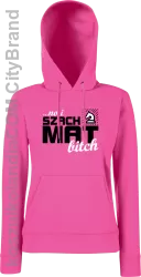 No i szach mat bitch - Bluza damska z kapturem fuchsia 