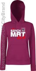 No i szach mat bitch - Bluza damska z kapturem burgund 