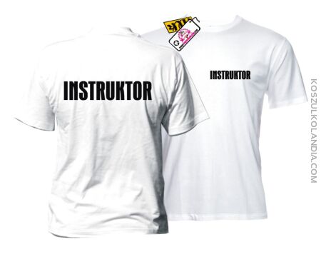 INSTRUKTOR - koszulka męska dla instruktora 