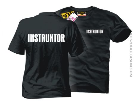 INSTRUKTOR - koszulka męska dla instruktora 