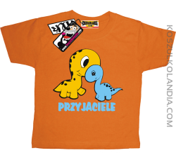 Diplodogi Przyjaciele - koszulka dziecięca - pomarańczowy