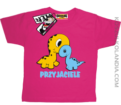 Diplodogi Przyjaciele - koszulka dziecięca - różowy