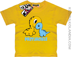 Diplodogi Przyjaciele - koszulka dziecięca - żółty