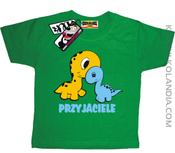 Diplodogi Przyjaciele - koszulka dziecięca - zielony