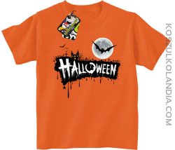 Halloween Standard Scenery - koszulka dziecięca pomaarańczowa