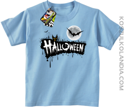 Halloween Standard Scenery - koszulka dziecięca błękitna
