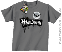 Halloween Standard Scenery - koszulka dziecięca szara