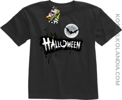 Halloween Standard Scenery - koszulka dziecięca czarna