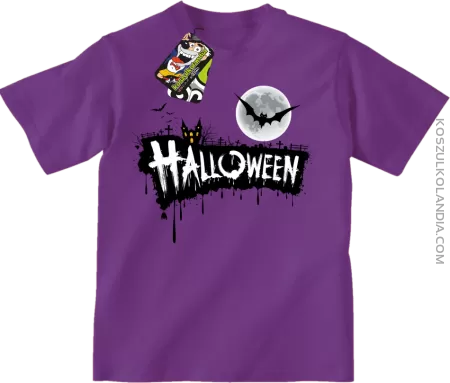 Halloween Standard Scenery - koszulka dziecięca 