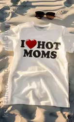 I love Hot Moms  - koszulka męska 43