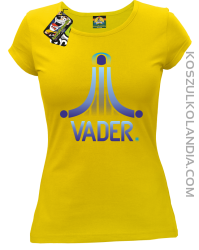 VADER STAR ATARI STYLE - koszulka damska żółta 