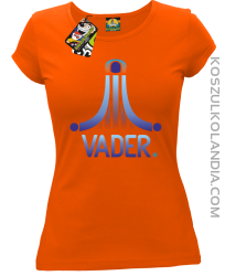 VADER STAR ATARI STYLE - koszulka damska pomarańcz 