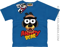 Angry Bear - koszulka dla dziecka - niebieski
