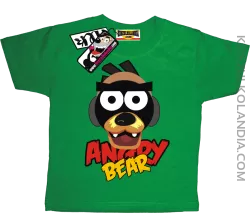 Angry Bear - koszulka dla dziecka - zielony