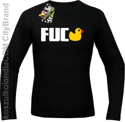 Fuck ala Duck - Longsleeve męski czarny 