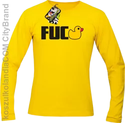 Fuck ala Duck - Longsleeve męski żółty 