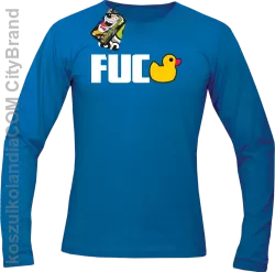 Fuck ala Duck - Longsleeve męski niebieski