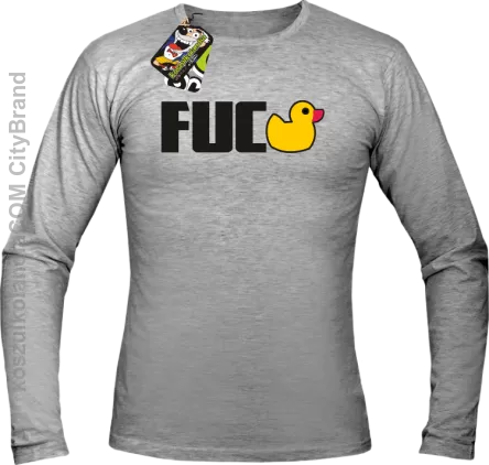 Fuck ala Duck - Longsleeve męski melanż 
