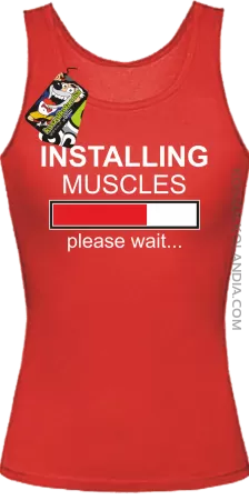 Installing muscles please wait... - Top damski