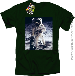 Kosmonauta z deskorolką - Koszulka męska butelkowa 