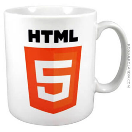 HTML 5 - kubek ceramiczny dla informatyka