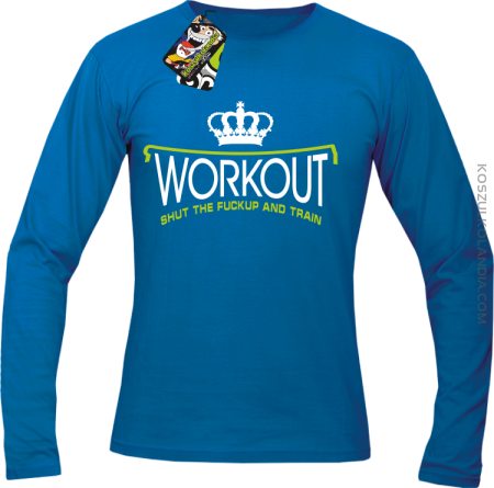 Workout shut the FUCKUP and train - Longsleeve męski 
