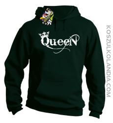 Queen Simple - Bluza z kapturem butelkowa 