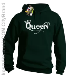 Queen Simple - Bluza z kapturem butelkowa 