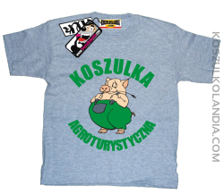 Koszulka Agroturystyczna - koszulka dla dziecka z nadrukiem - melanżowy