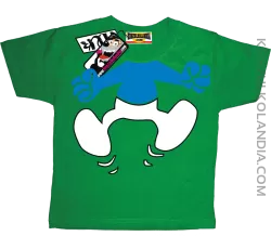 Smerfna Główka - koszulka dziecięca - zielony